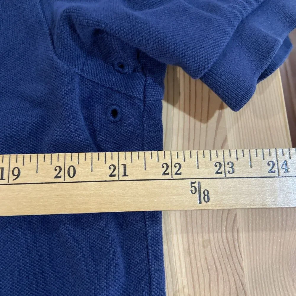 Polo Ralph Lauren Polo Shirt Mens Large Black Custom Fit Big Pony